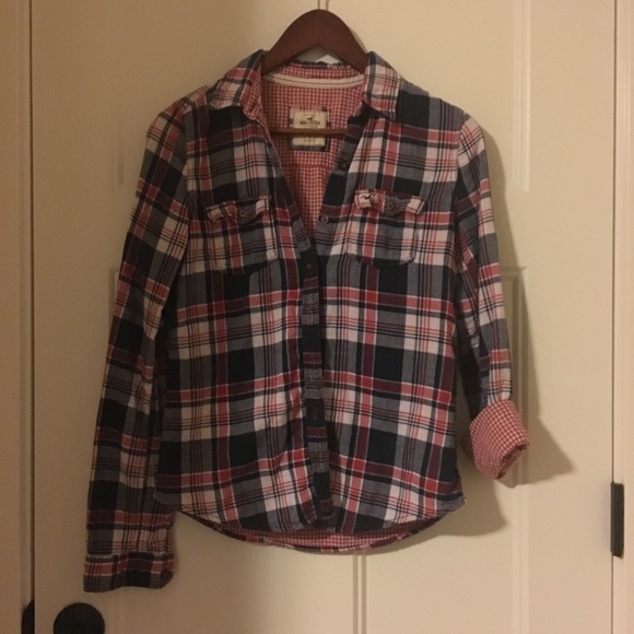 Hollister plaid flannel - Picture 1 of 4